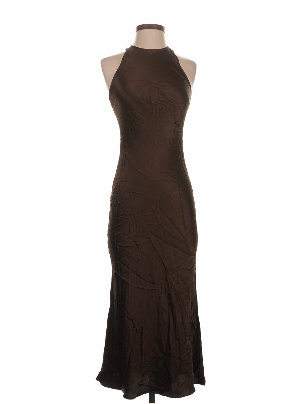 Rails Dark Espresso Halter Maxi Dress